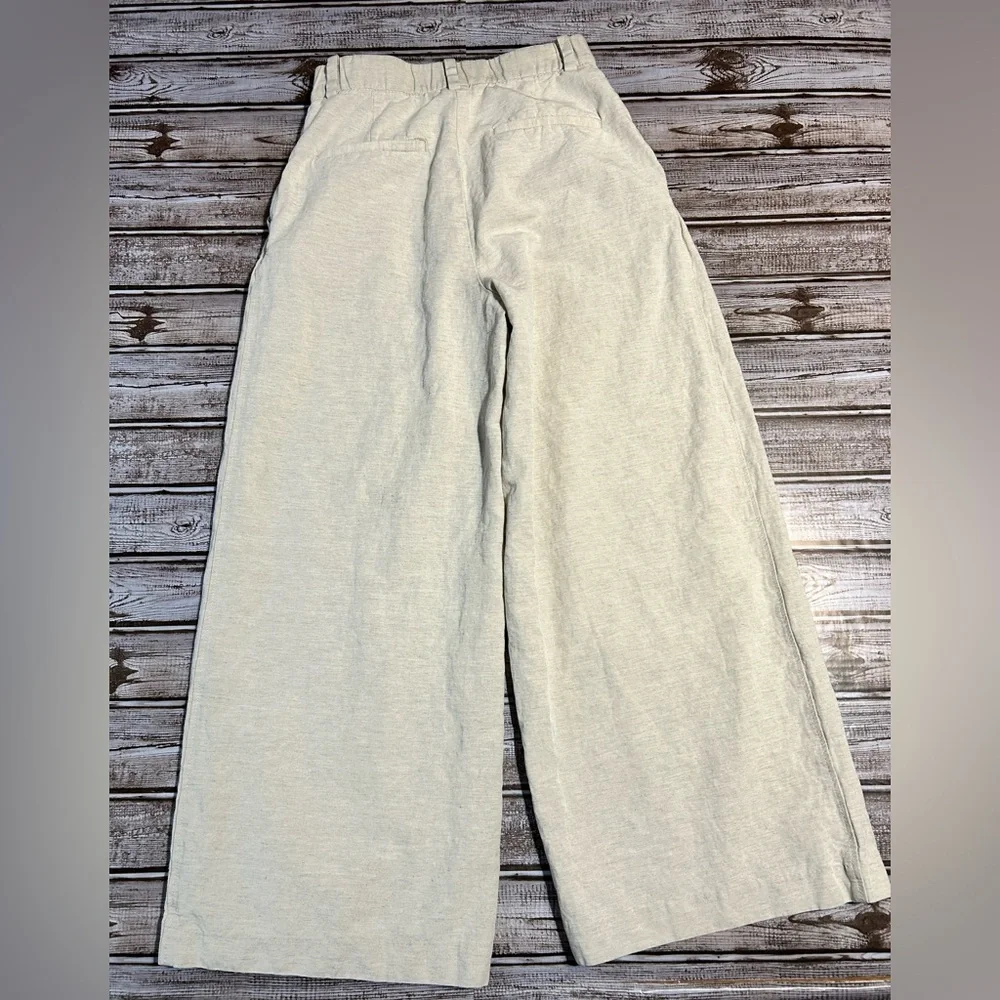 H&M Coastal Linen Blend Pants size 0